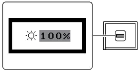 EIZO FLEXSCAN S2100 - When adjusting the brightness manually. - 1