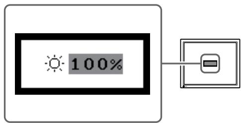 EIZO FLEXSCAN S2100 - Manuell justering av lusstyrkan. - 1