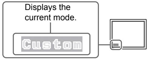 EIZO FLEXSCAN S2100 - Selecting Display Mode - 1