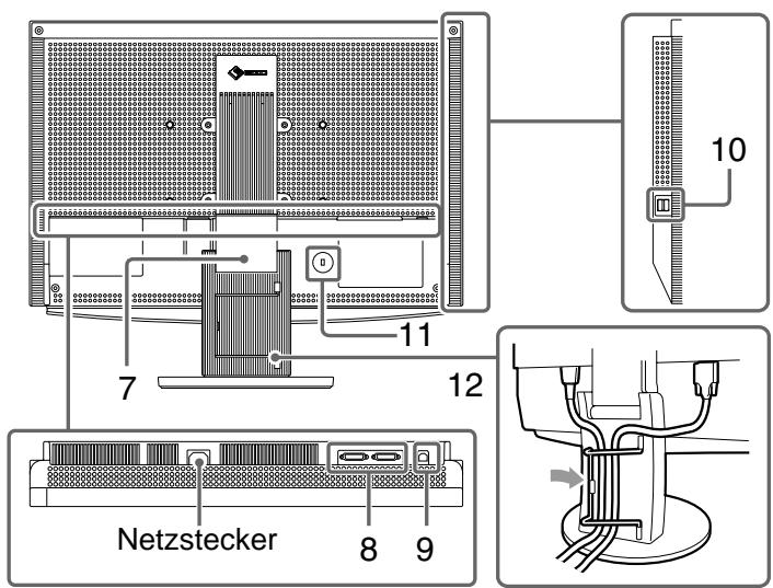EIZO FLEXSCAN S2111W - Bedienelemente und Funktionen (Beschreibung des S2411W zur Veranschaulichung) - 2