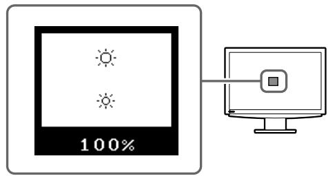 EIZO FLEXSCAN S2111W - Bildschirmhelligkeit einstellen - 1