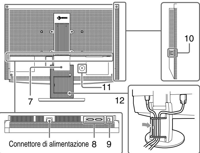 EIZO FLEXSCAN S2111W - Comandi e funzioni (Descrizione di S2411W per illustrazione) - 3