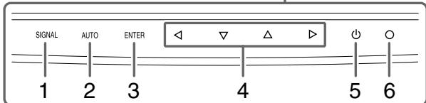 EIZO FLEXSCAN S2111W - Controles y unidades (descrivación del modelo S2411W como ejemplo) - 2