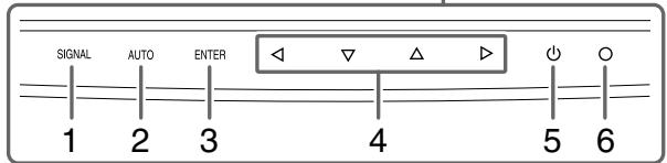 EIZO FLEXSCAN S2111W - Controls and Functions (Describe the S2411W for illustration) - 2