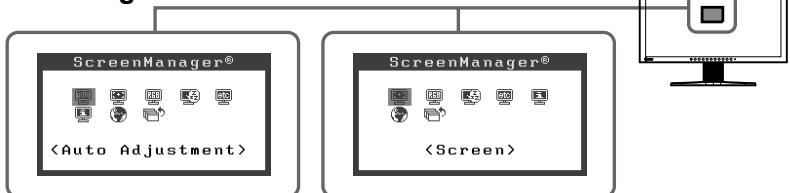 EIZO FLEXSCAN S2231W - Esecuzione delle impostazioni/regolazioni avanzate.jpg)
亮度调节画面 - 1
