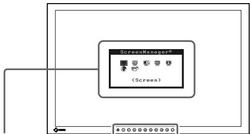 EIZO FLEXSCAN S2401W - Controls and Functions - 1