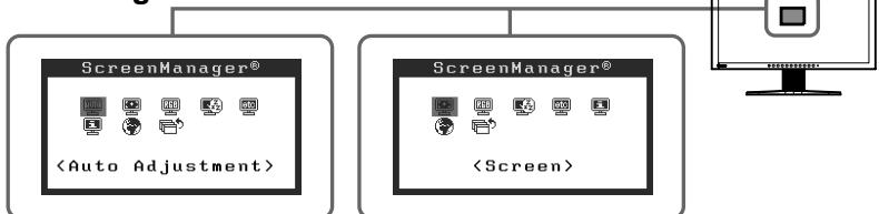 EIZO FLEXSCAN S2401W - Esecuzione delle impostazioni/regolazioni avanzate - 1