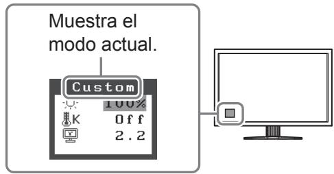 EIZO FLEXSCAN SX3031W - Selección del modo de pantalla - 1