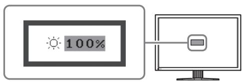 EIZO FLEXSCAN SX3031W - Bildschirmhelligkeit einstellen - 1