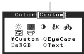 EIZO FLEXSCAN T1721 - 选择显示模式 - 1