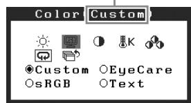 EIZO FLEXSCAN T1721 - Anzeigemodus auswahlen - 1