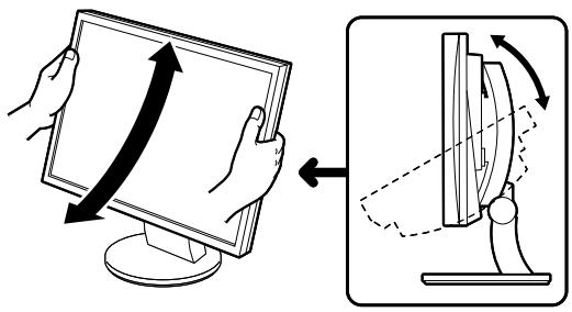 EIZO FLEXSCAN T1721 - Réglage de l'angle de l'écran - 1