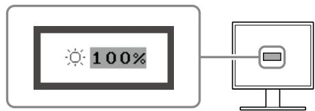 EIZO FLEXSCAN T1721 - Bildschirmhelligkeit einstellen - 1