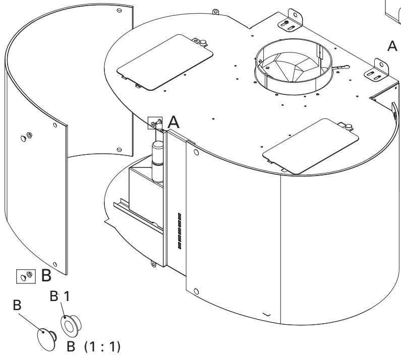 FALMEC MIRABILIA - ISTRUZIONI MONTAGGIO/SMONTAGGIO VETRIMOUNTING INSTRUCTIONS FOR THE GLASSES - 2