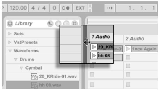 ABLETON LIVE 5 - LA FENÊTRE PRINCIPALE DE LIVE - 1