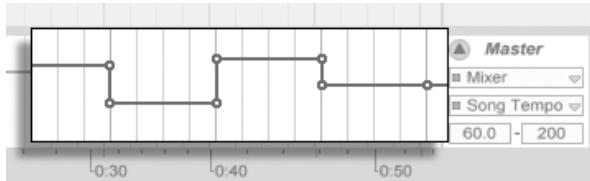 ABLETON LIVE 5 - Édition de l'automation du tempo - 1