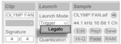 ABLETON LIVE 5 - Mode Legato - 1
