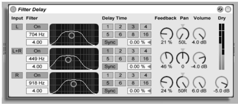 ABLETON LIVE 5 - Filter Delay - 1