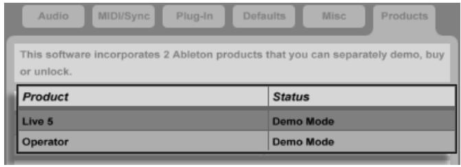 ABLETON LIVE 5 - Déverrouiller Live - 1