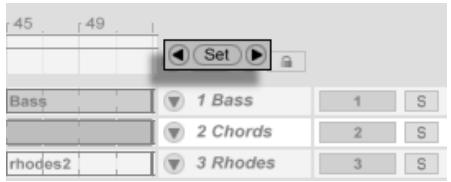 ABLETON LIVE 5 - Lancement de l'Arrangement avec les repères - 2