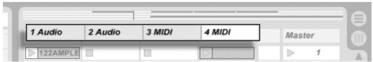 ABLETON LIVE 5 - Pistes audio et MIDI - 1