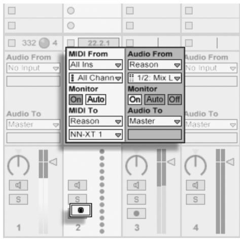 ABLETON LIVE 5 - Routage d'esclave ReWire - 1