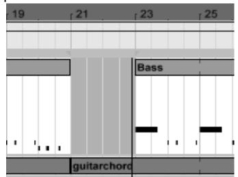 ABLETON LIVE 5 - Emploi des commandes ...Zone temporelle - 1