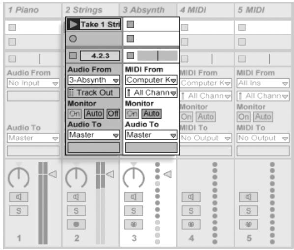 ABLETON LIVE 5 - Enregistrer le MIDI en audio - 1
