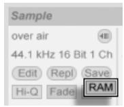 ABLETON LIVE 5 - Mode Clip RAM - 1