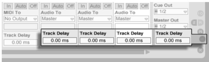 ABLETON LIVE 5 - Retards de piste - 1