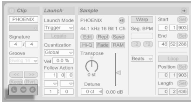 ABLETON LIVE 5 - Fenêtre Clip - 6