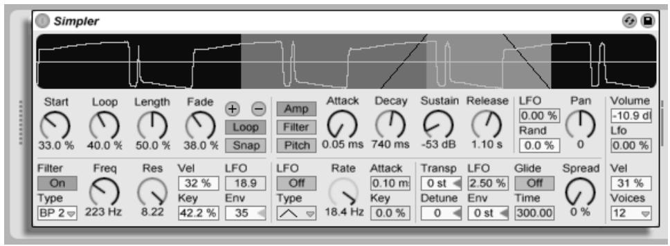 ABLETON LIVE 5 - Simpler - 1