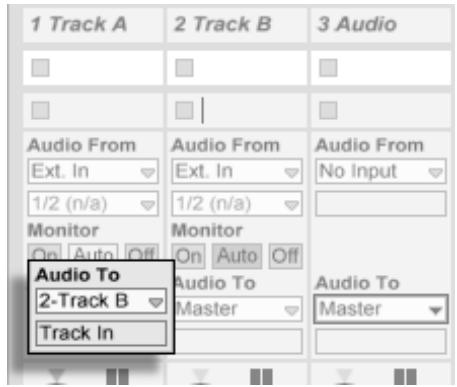 ABLETON LIVE 5 - Routages internes - 1