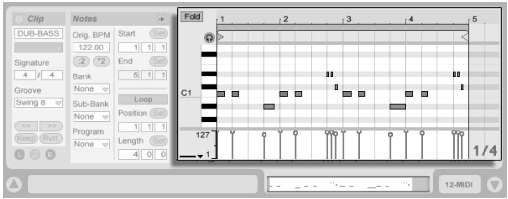 ABLETON LIVE 5 - L'Editeur MIDI - 1