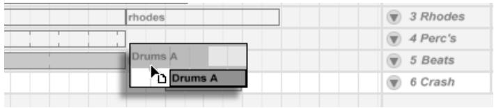 ABLETON LIVE 5 - Déplacement et changement de taille des Clips - 1