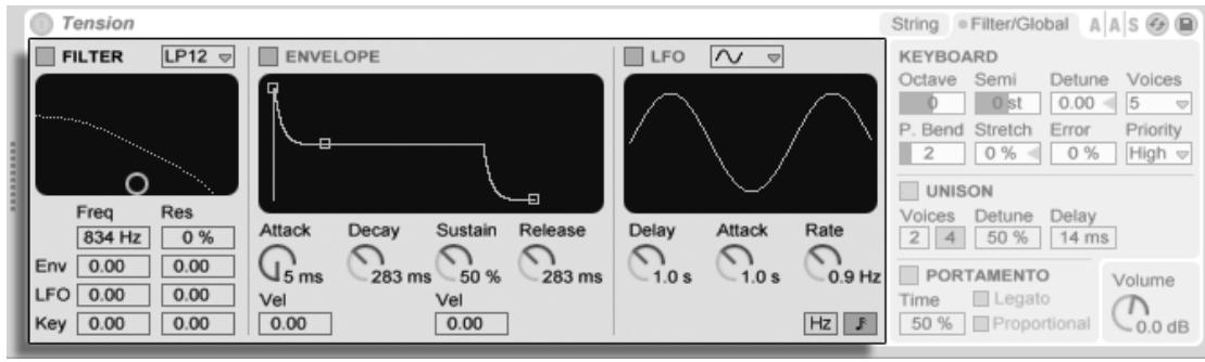 ABLETON LIVE 7 - La section filter (filtre) - 1