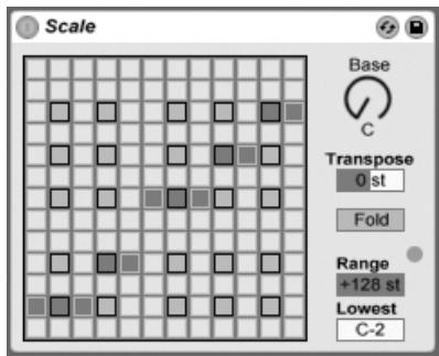 ABLETON LIVE 7 - Sections transposition (transpose) et dynamique (velocity) - 5