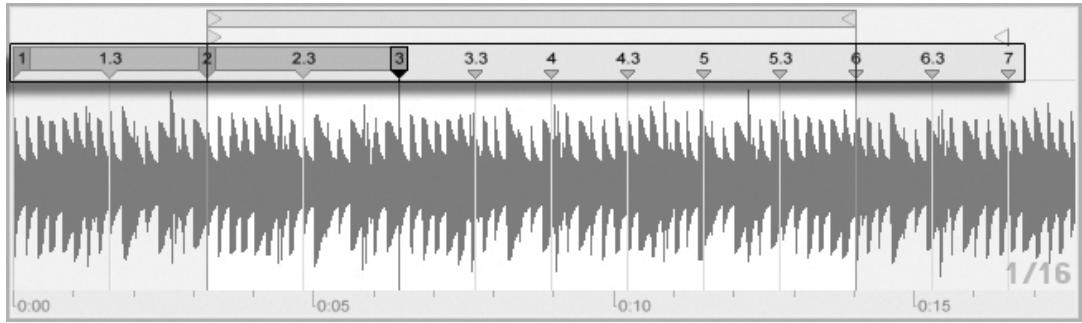 ABLETON LIVE 7 - Marqueurs warp - 1