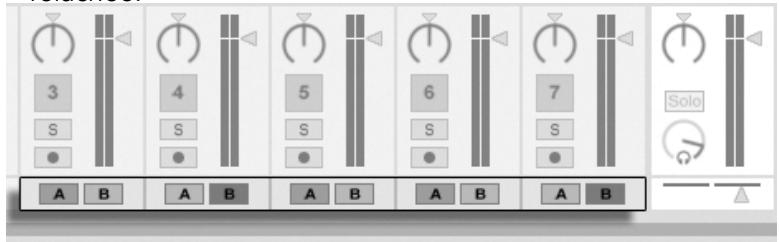 ABLETON LIVE 7 - Utilisation du crossfader de live - 3