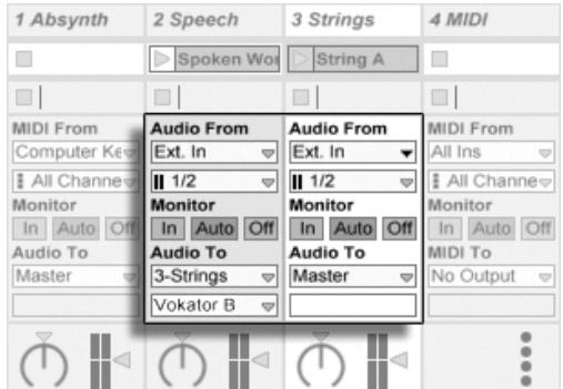 ABLETON LIVE 7 - Alimenter les entrées de sidechain - 1