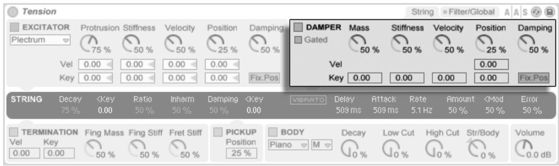 ABLETON LIVE 7 - La section damper (étouffoir) - 1