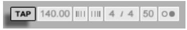 ABLETON LIVE 7 - Saisie du tempo par tap - 1