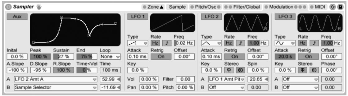 ABLETON LIVE 7 - L'onglet modulation - 1