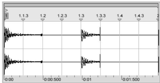 ABLETON LIVE 7 - Coupure ou atténuation de notes dans un échantillon - 2