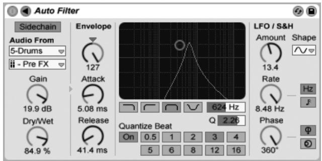 ABLETON LIVE 7 - Auto filter - 1
