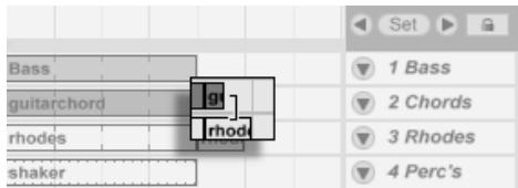 ABLETON LIVE 7 - Déplacement et changement de taille des clips - 2