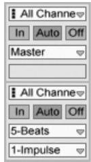 ABLETON LIVE 7 - Choix d'une entrée - 1