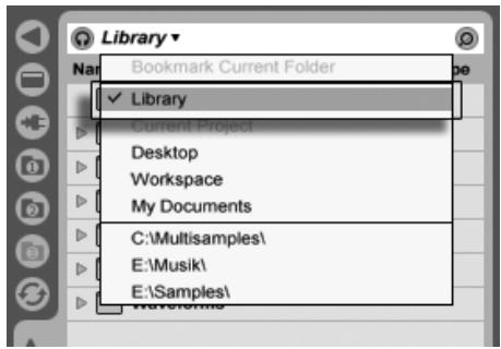 ABLETON LIVE 7 - La bibliothèque - 1