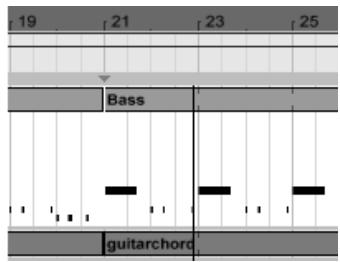 ABLETON LIVE 7 - Emploi des commandes... zone temporelle - 2