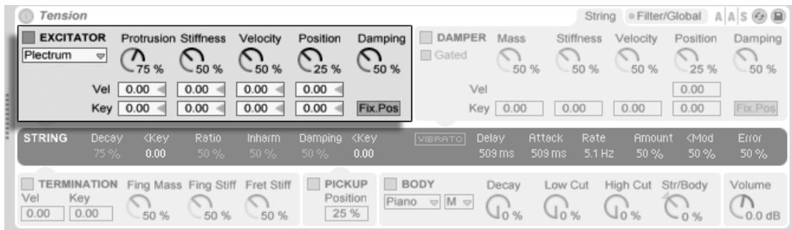 ABLETON LIVE 7 - Onglet string (corde) - 1